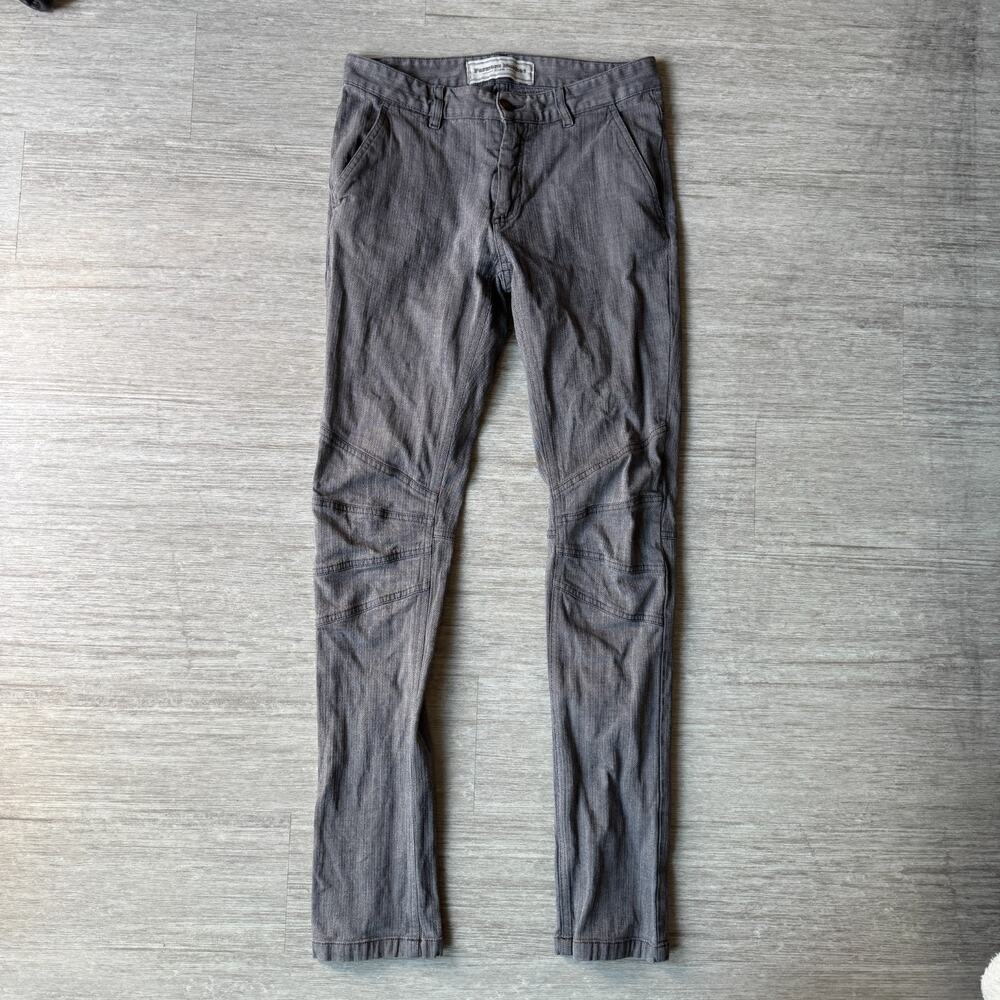 Super Cool Skinny Moto style Women’s Pants in Charcoal Gray